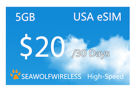 eSIM USA 30 Days 5GB Phone Card