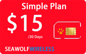 Seawolf Wireless $15 Phone Card